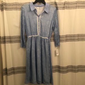 Baby blue dress